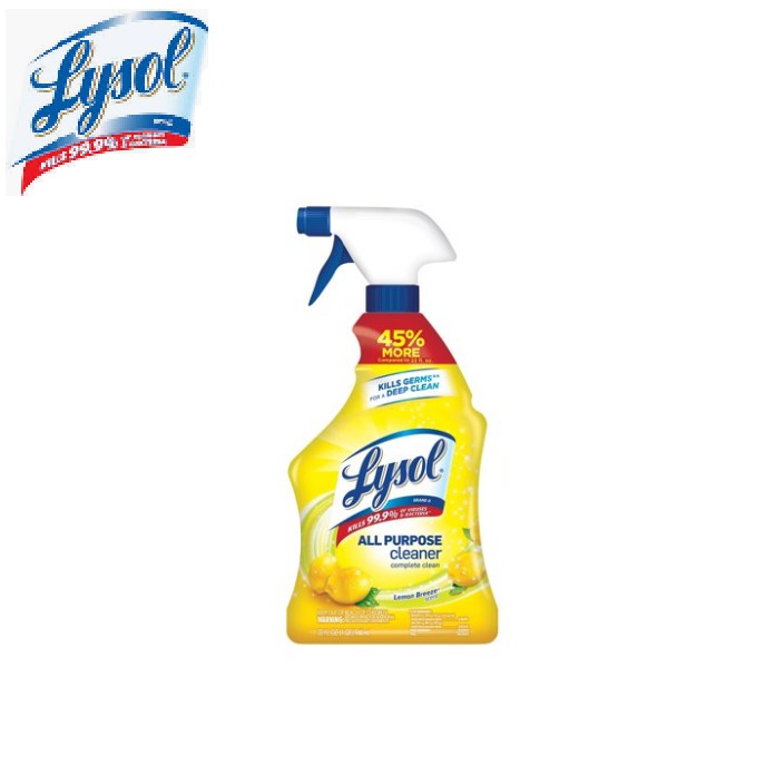 Lysol All Purpose Cleaner Spray, Lemon Breeze, 32oz Shopee Philippines