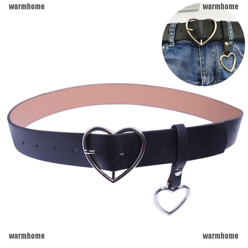 COD Women Vintage Metal Boho Leather Round Buckle Waist Belt | Shopee ...