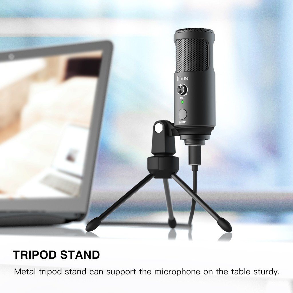 New styles☍Fifine F4 2021 Studio Microphone Condenser Microphone USB  Microphone PC Computer New | Shopee Philippines