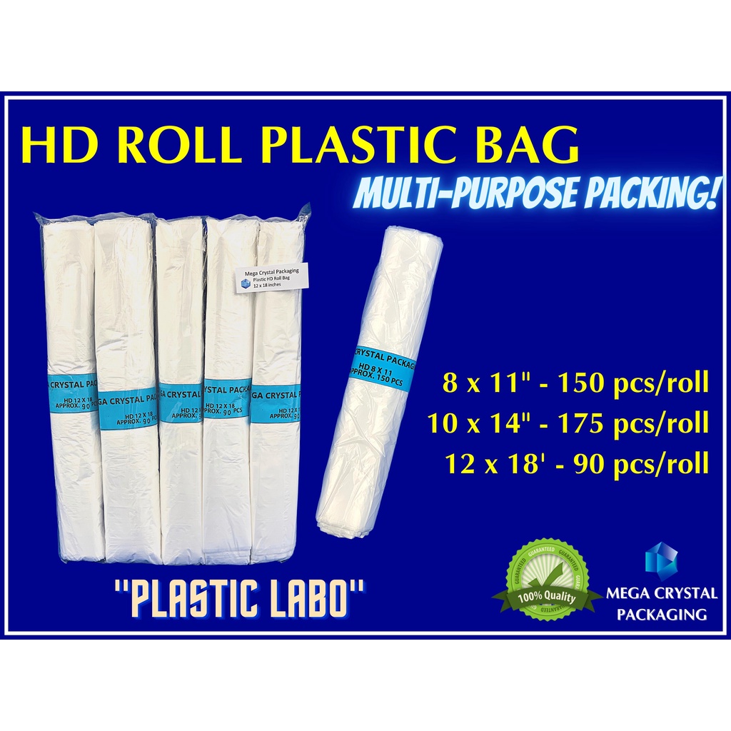 Plastic Bag HD Roll AllPurpose Packing "Plastic Labo" [ Laundry