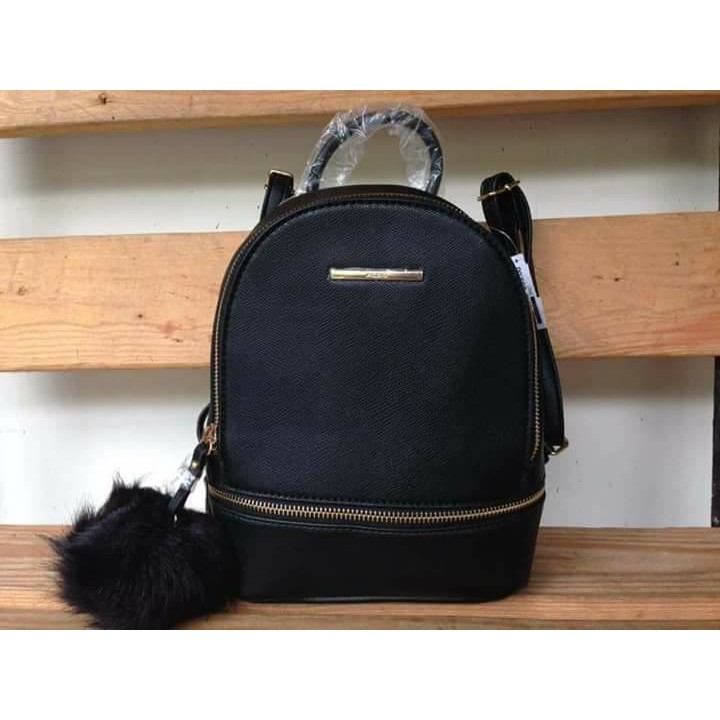 aldo black backpack