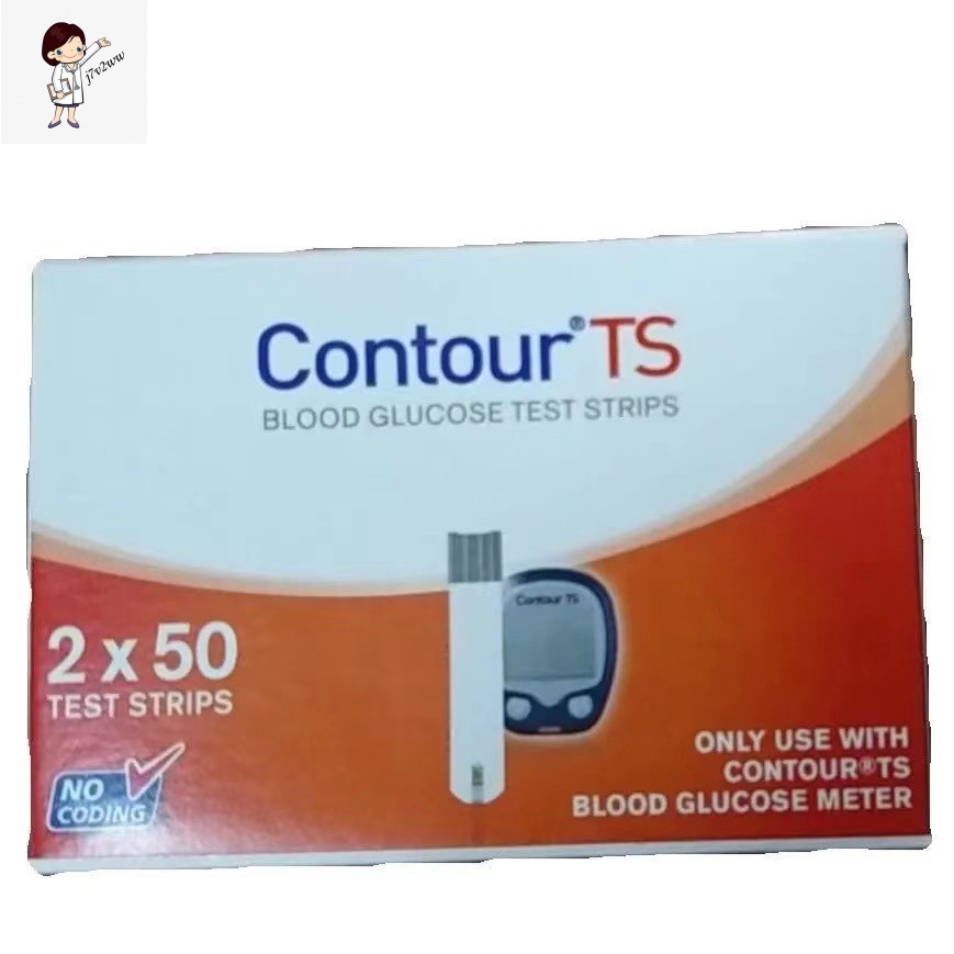 Contour TS Blood Glucose Test Strips 100pcs ( Exp10/2022 ) Shopee