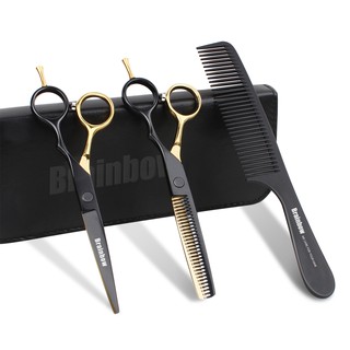 Brainbow Professional 6''Hair Scissors Japan Hair Cutting Thinning Styling Tools Barber Scissors Set Hair Cutting Shears Haircut