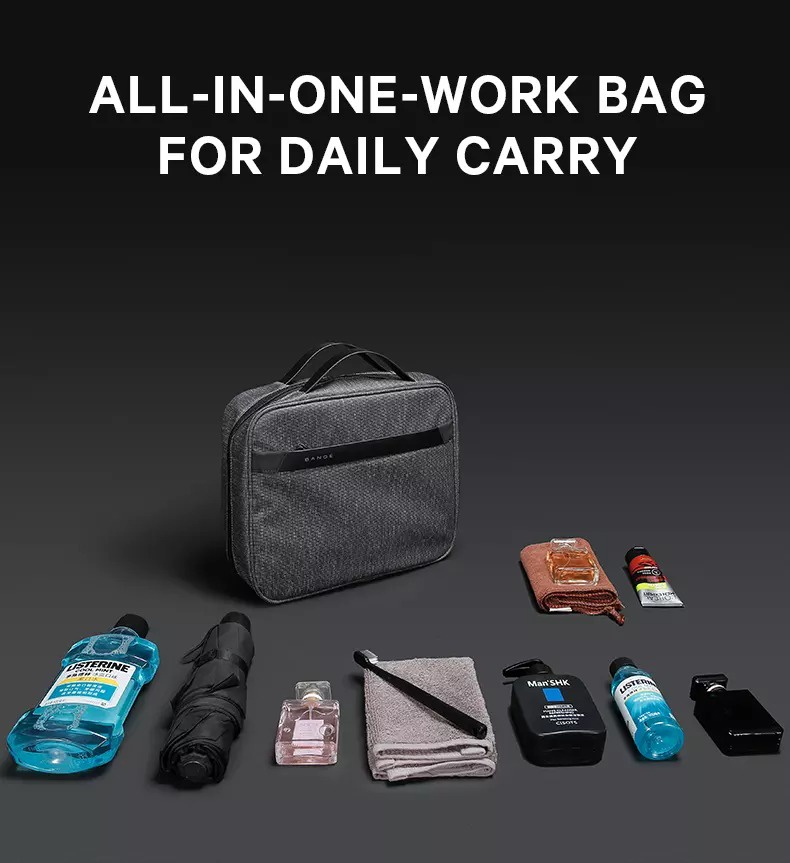 Gadgetoo 7529 Bange Hanging Travel Toiletry / Cable Organizer Bag Travel Waterproof Lightweight Vacation