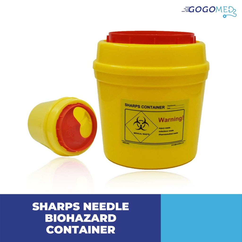 Clinical Waste Bin Sharp Needles Medicinal Hazardous Waste Container