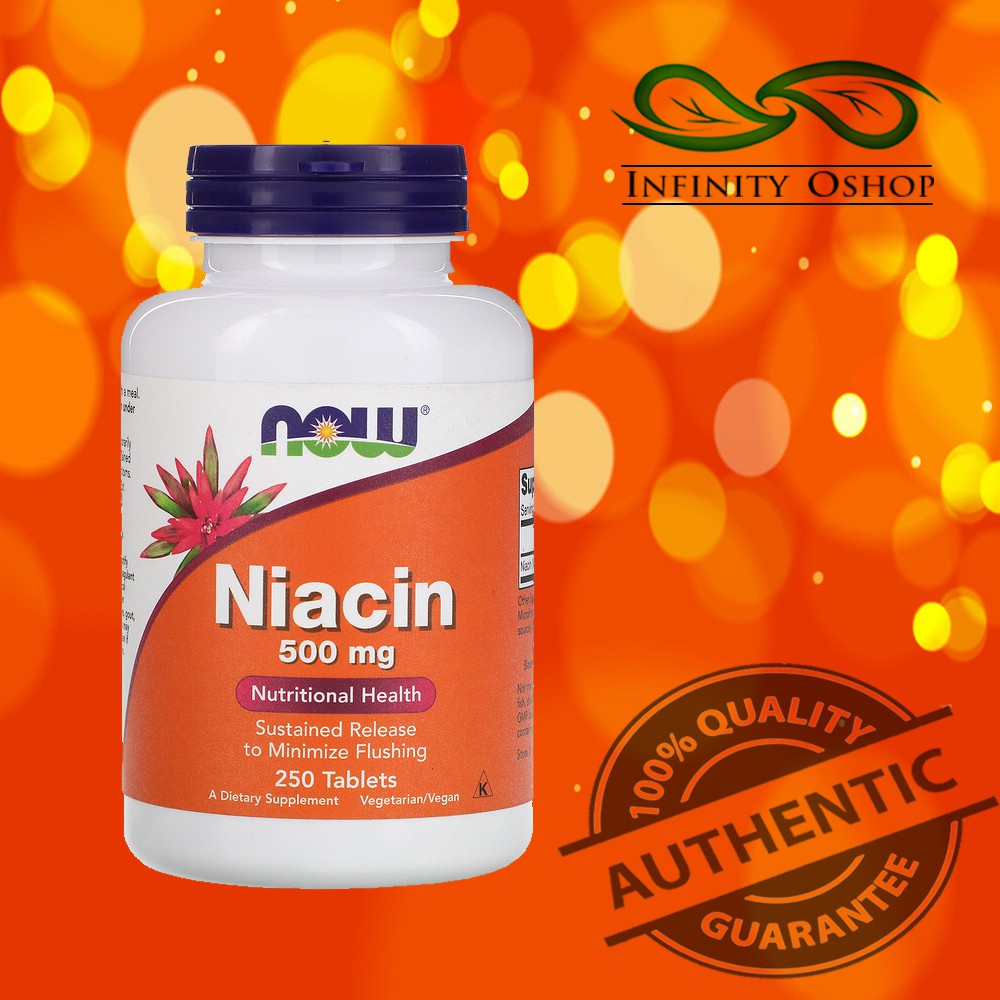 Now Foods, Niacin, 500 Mg, 250 Tablets | Shopee Philippines