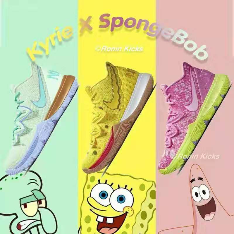 spongebob and squidward shoes