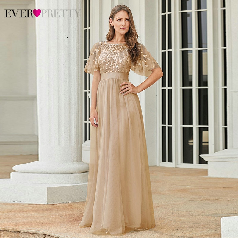 golden colour party wear dress