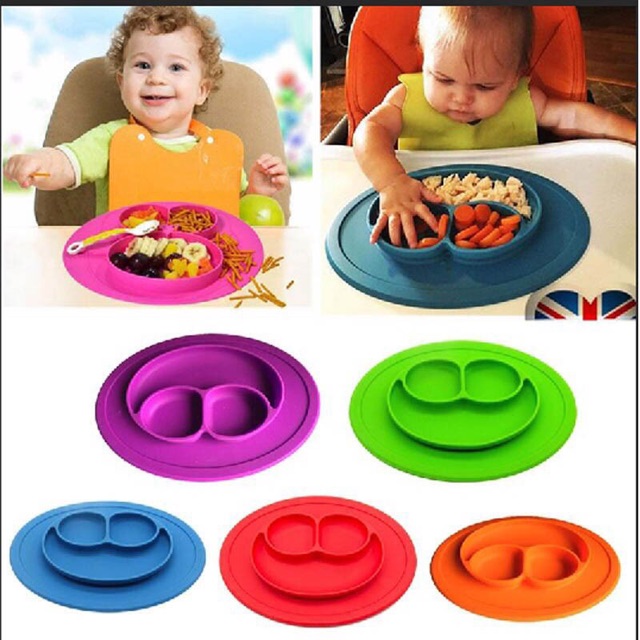 Baby silicone plate great for kids 