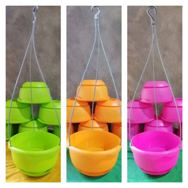 All Hanging Pots/ Plastic Plant Pots Shopee Philippines