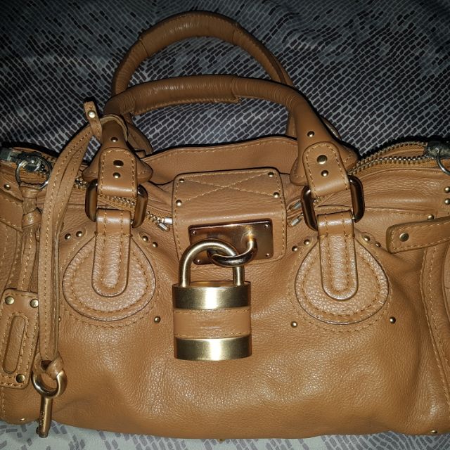 chloe padlock handbag