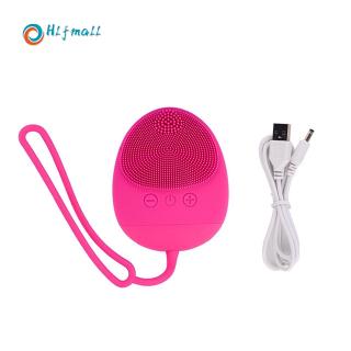 Mini Electric Face Cleaning Brush Pore Cleanser Silicone Facial Massager Brush Waterproof Sonic Skin Scrubber #9