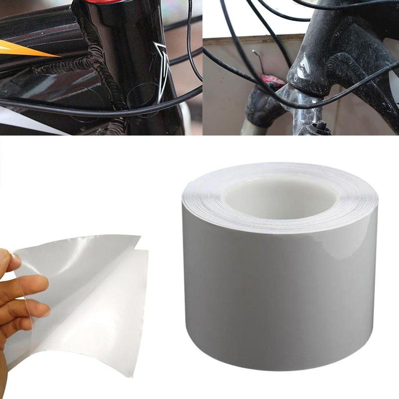 Transparent Bike Bicycle Frame Protection Stickers Tape 1M Chainstay