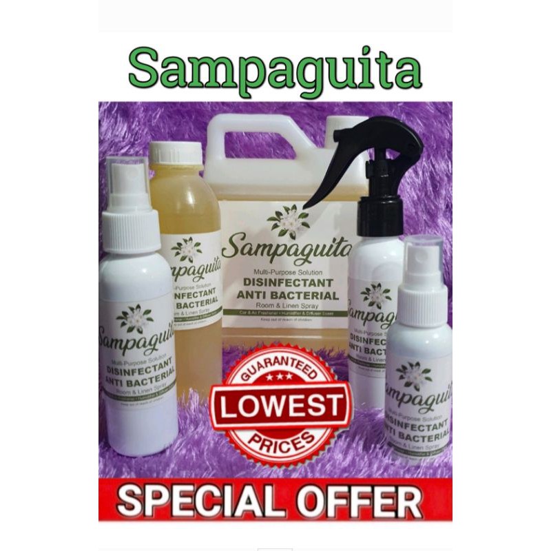 SAMPAGUITA Multi Purpose Solution Disinfectant AntiBacterial Air
