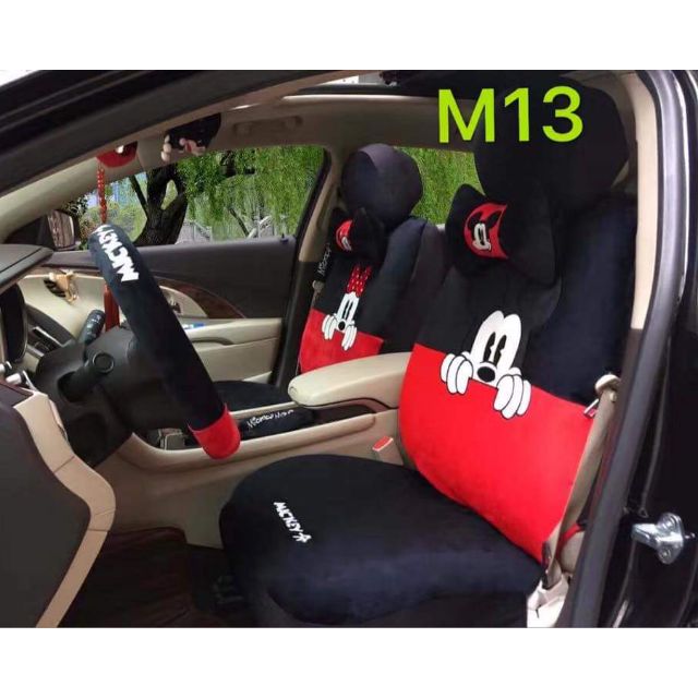 minnie mouse seat belt covers