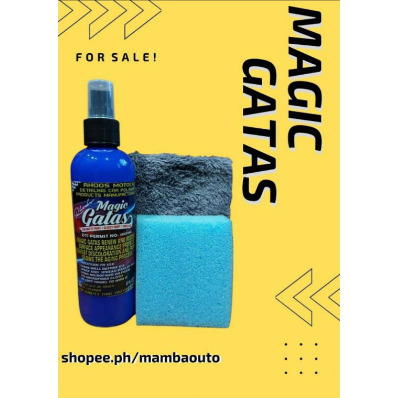 Magic Gatas, 250mL (With free foam and towel) Shopee Philippines