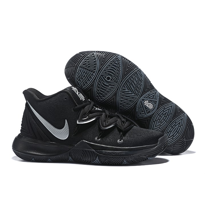 kyrie 5 black black black