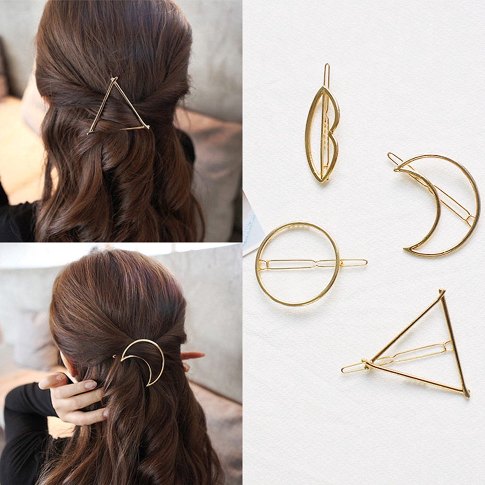 geometric hair accessories