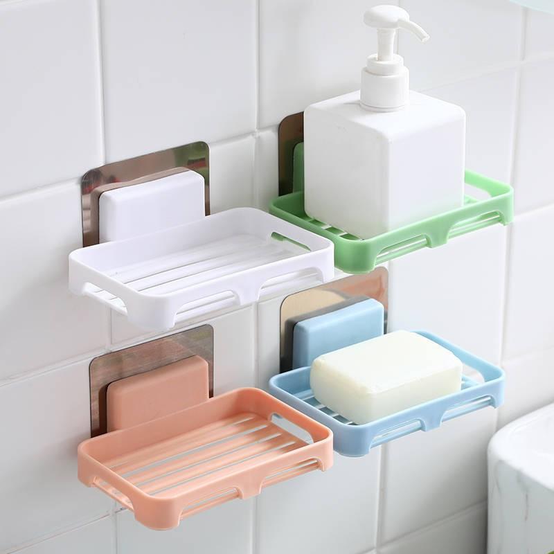 Shampoo Organizer Hanging Soap Box, Plastic Soap Dish Bathtub