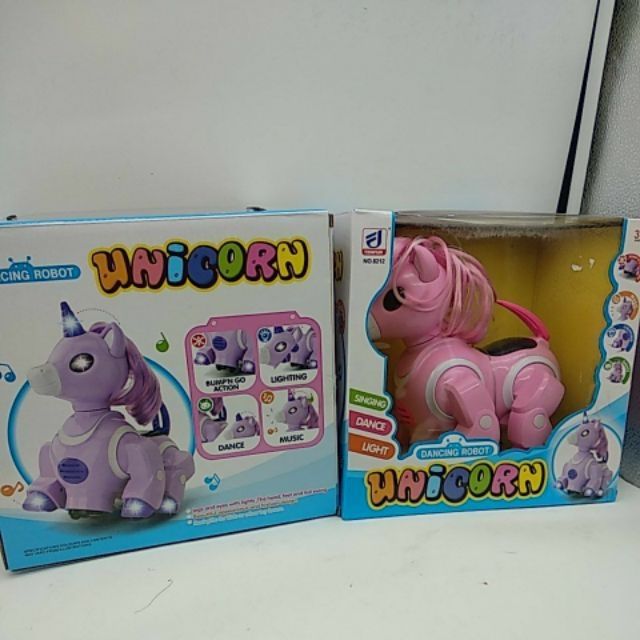 dancing robot unicorn