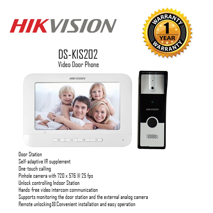 Hikvision Ds Kis202 Video Door Phone