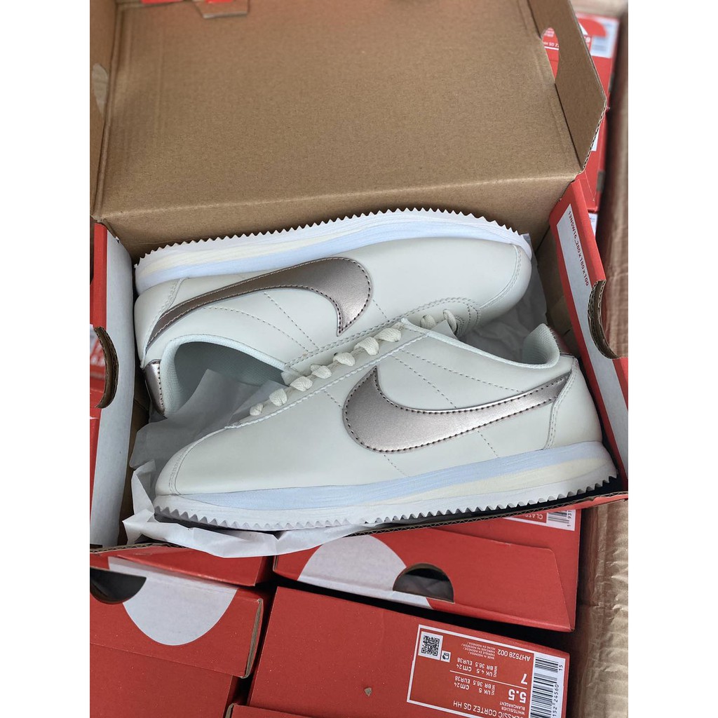 nike cortez beige gold