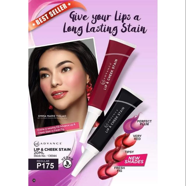 EB Advance Lip & Cheek Stain Ever Bilena Shopee Philippines