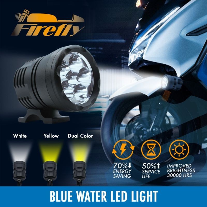 Firefly Blue Water （V3）LED Headlight High/Low Beam White/Yellow Single ...