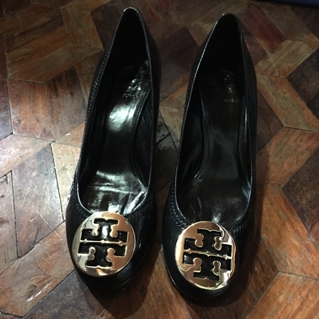 Original Tory Burch Sally Wedge Patent leather shoes | Shopee Philippines