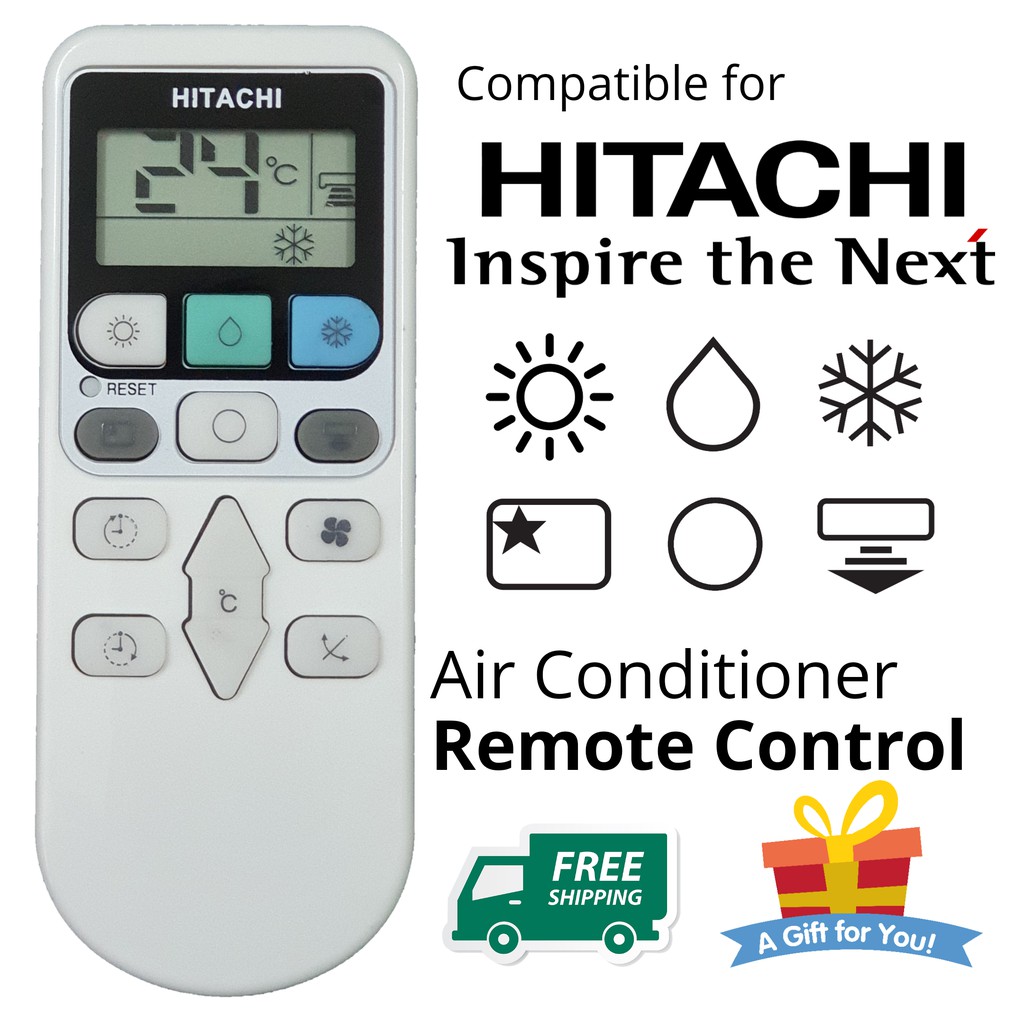 Hitachi RAR3V2 AC Aircond Air Conditioner Remote Control RAR2P2 RAR