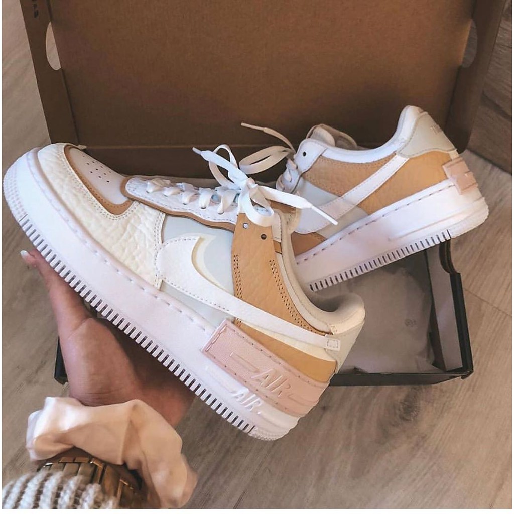 New Nike Air Force 1 Shadow Pale Ivory For Women Shopee Philippines