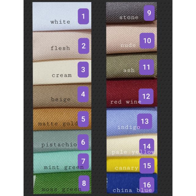 Peach Twill Fabric (Set A) 58/60" Width Shopee Philippines