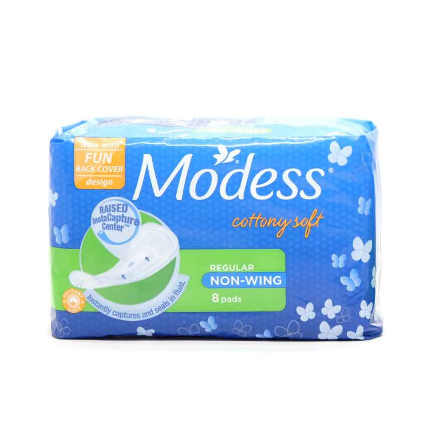 Modess Cottony Soft Regular Non Wing 8 pads Shopee Philippines