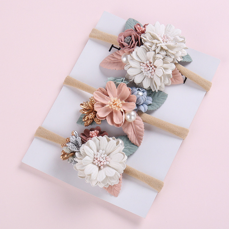 newborn floral headband