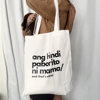ANIYA CLOTHING Ang Hindi Paborito Ni Mama Tote Bag Canvas Unisex Tote Bag