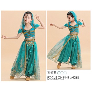 Children's Belly Dance New Jasmine Princess Costume Indian Aladdin Magic Lamp Girls' Performance #3