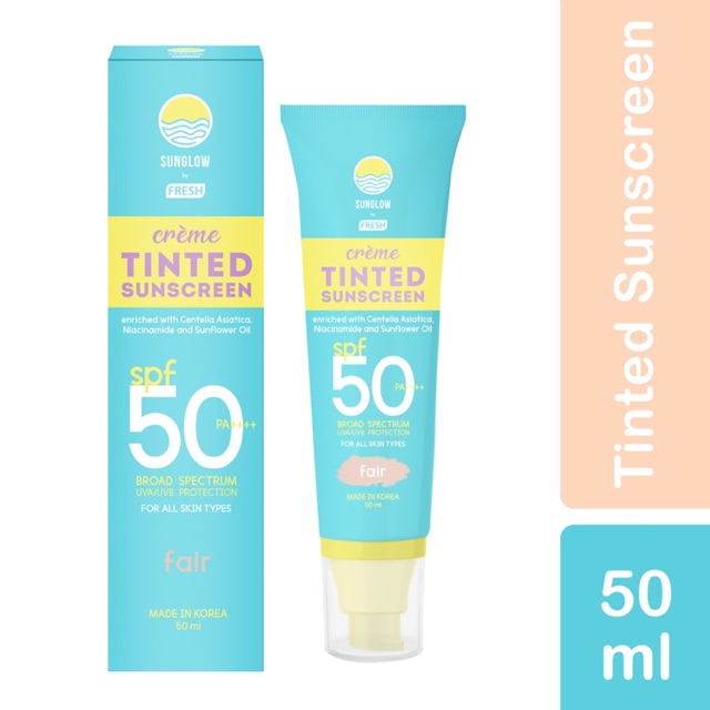 Sunglow By Fresh Creme Tinted Sunscreen Fair Tint 50ml Shopee Philippines