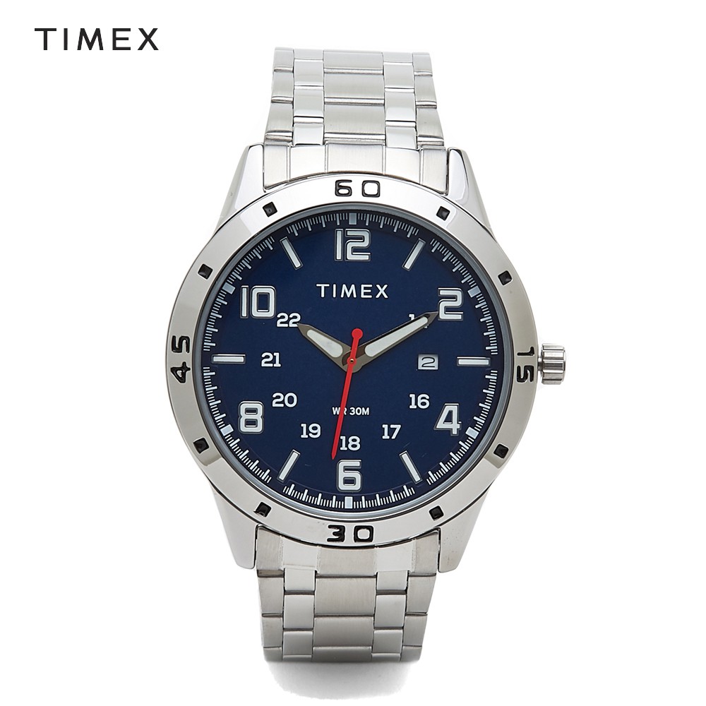 Timex U9-2 Series Silver Stainless Steel Analog Quartz Watch For Men  TW00U925E CLASSICS | Shopee Philippines