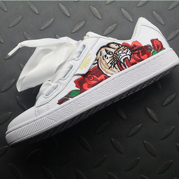 puma embroidered shoes
