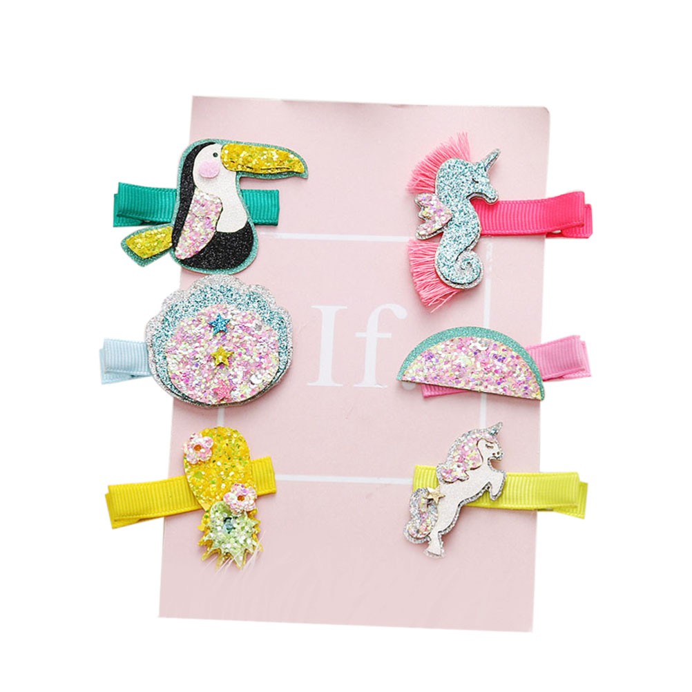 6pcs Hair Pins Decorative Cute Bobby Pin Hair Accessories Hair