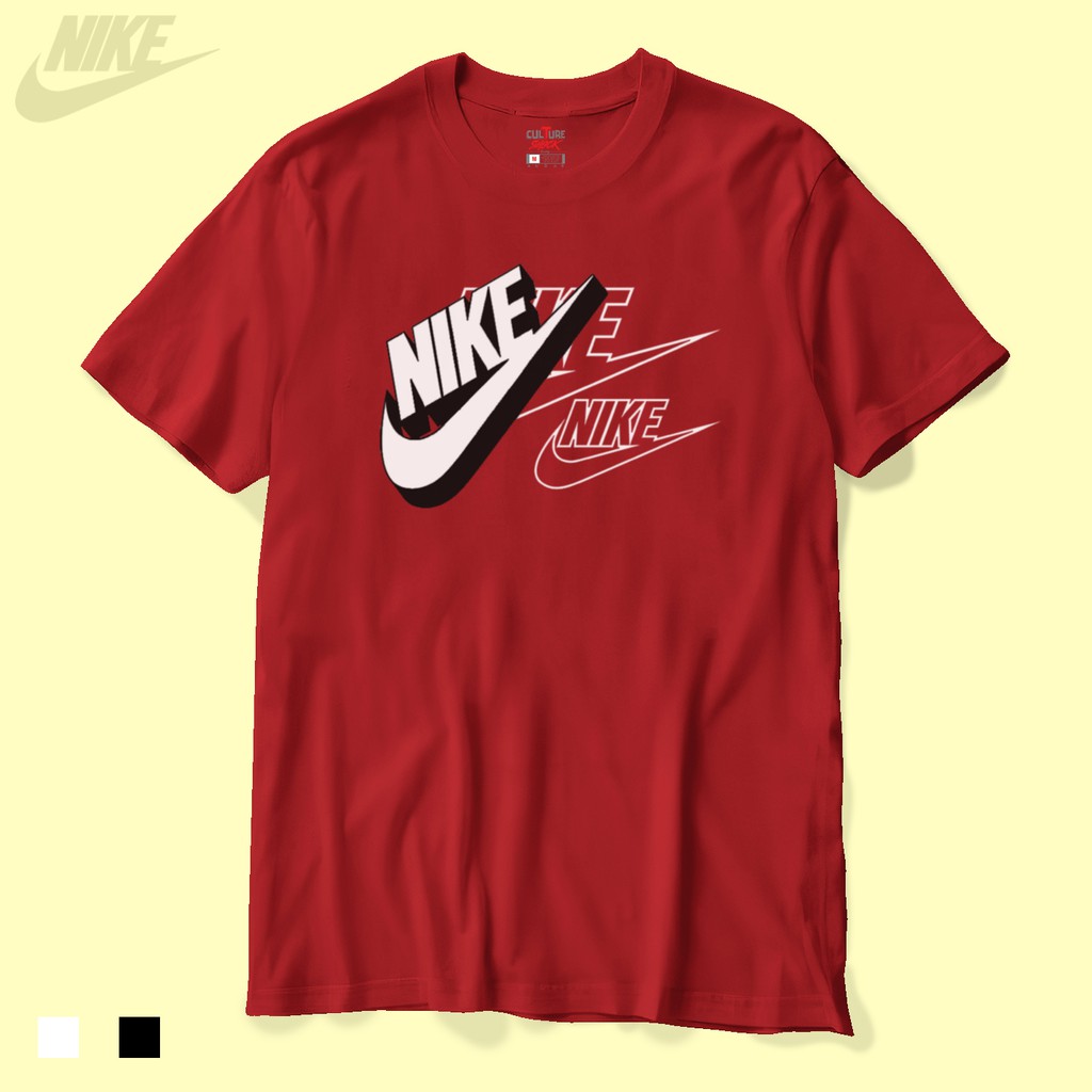 black and red nike t shirt