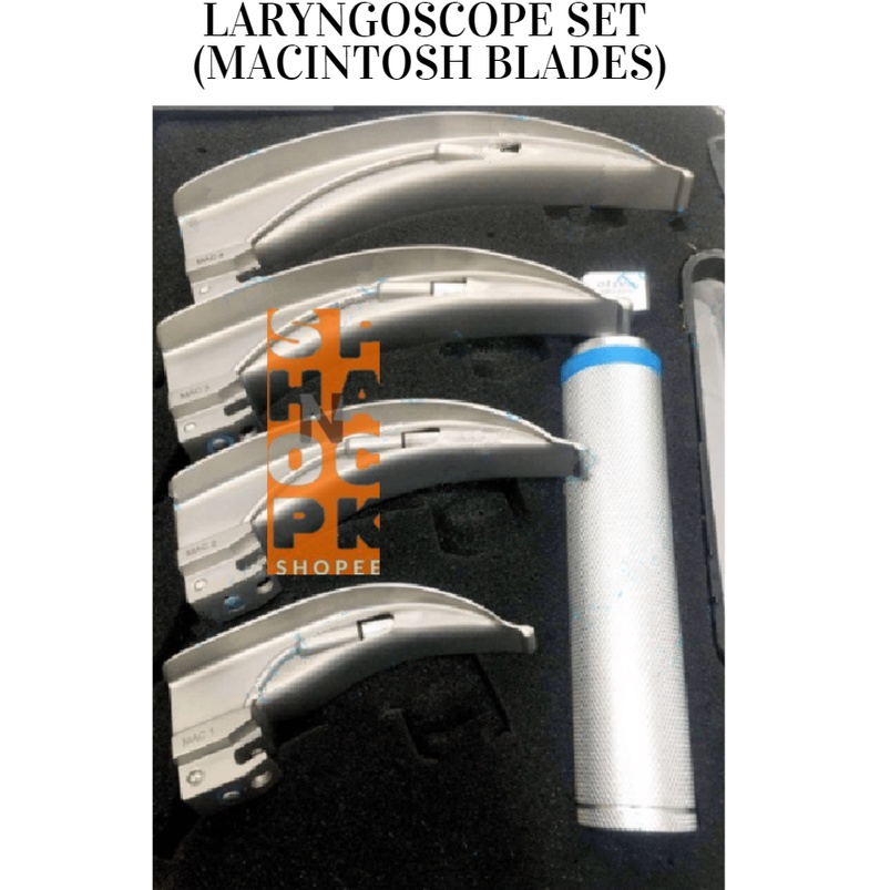 (SNPT) LARYNGOSCOPE set (Macintosh blades) Shopee Philippines