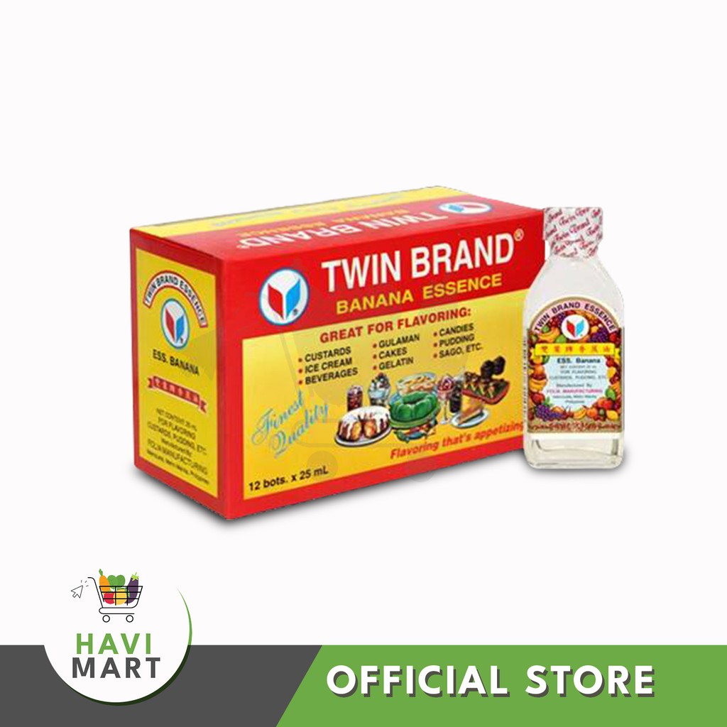 Twin Brand Banana Essence 25ml x 12pcs Shopee Philippines