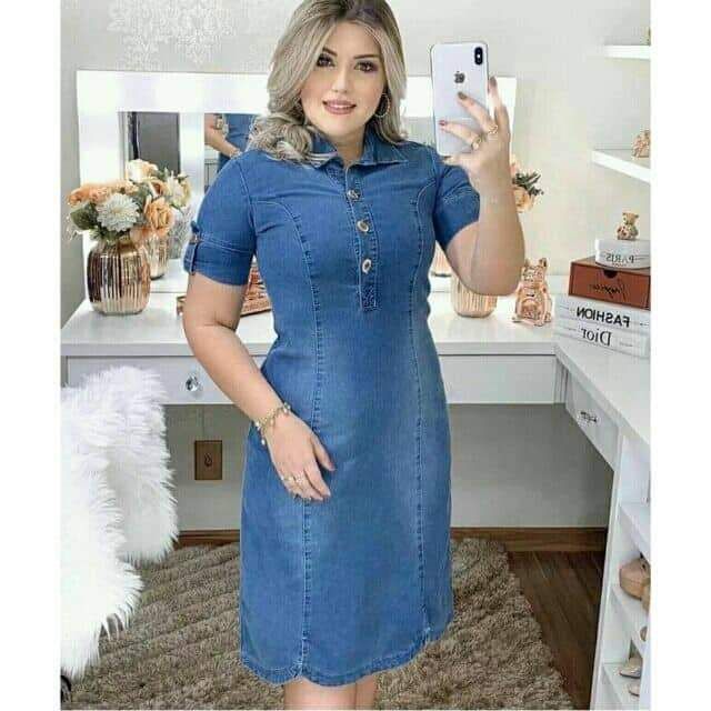 shopee denim dress