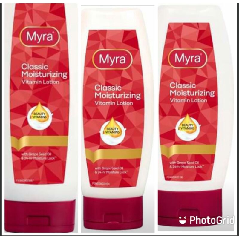 Myra E Classic Moisturising Vitamin Lotion 400ml/200ml/100ml. Shopee