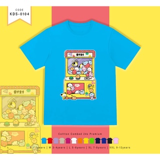 Children's Women's T-Shirt Picture BT21 PLAY CUTE / Korean Children Clothes #5