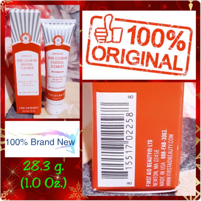 first aid charcoal cleanser