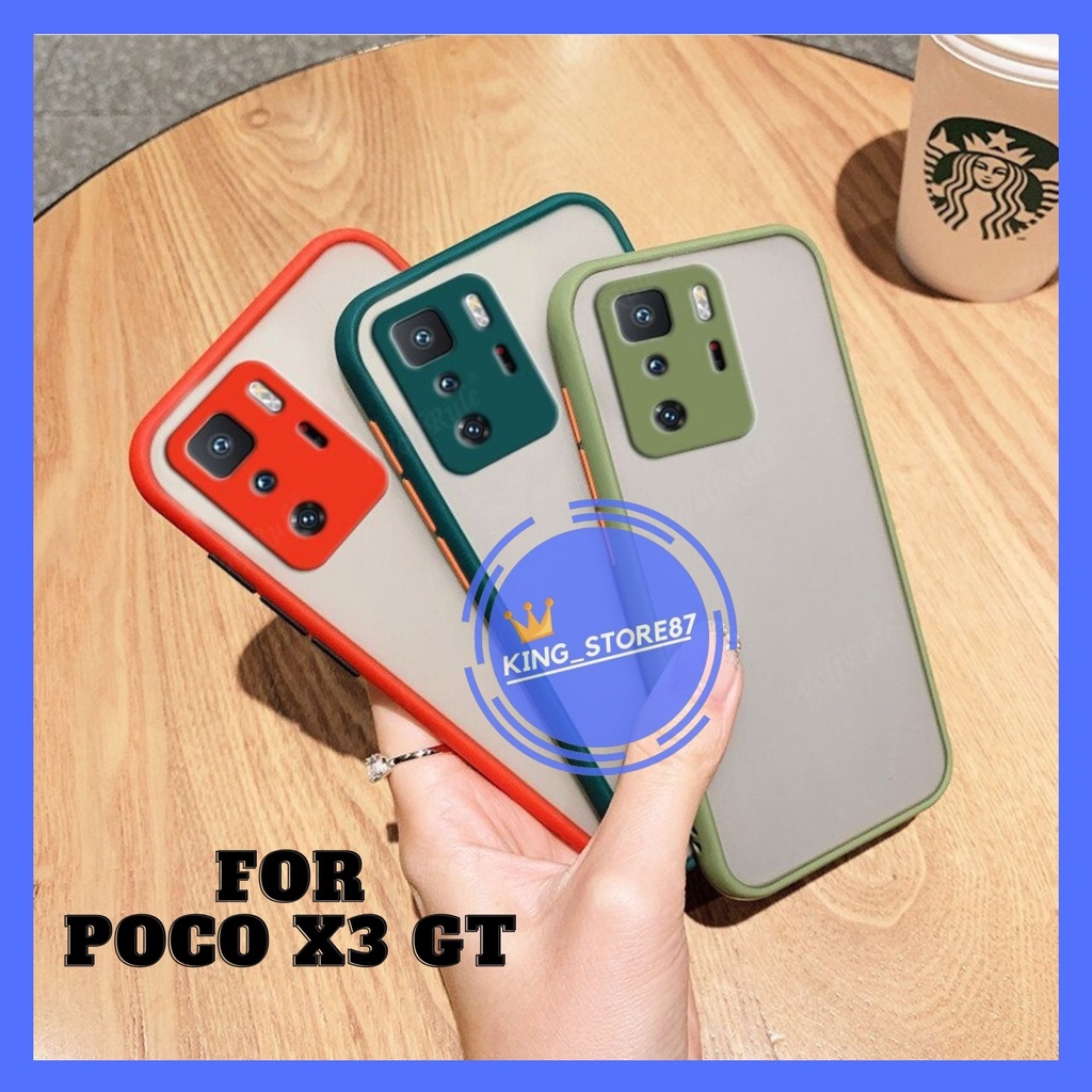Case Xiaomi Poco X3 Gt Translucent Color Matte Dove Premium Softcase 6594