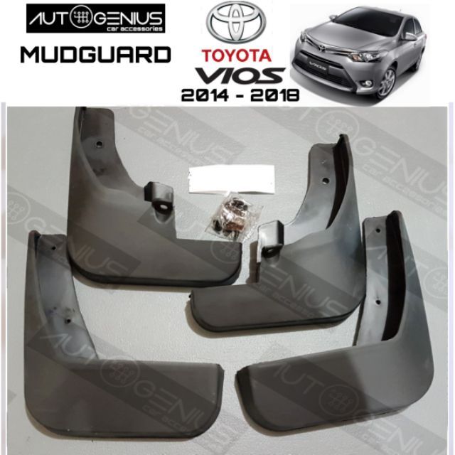 toyota vios mud guard