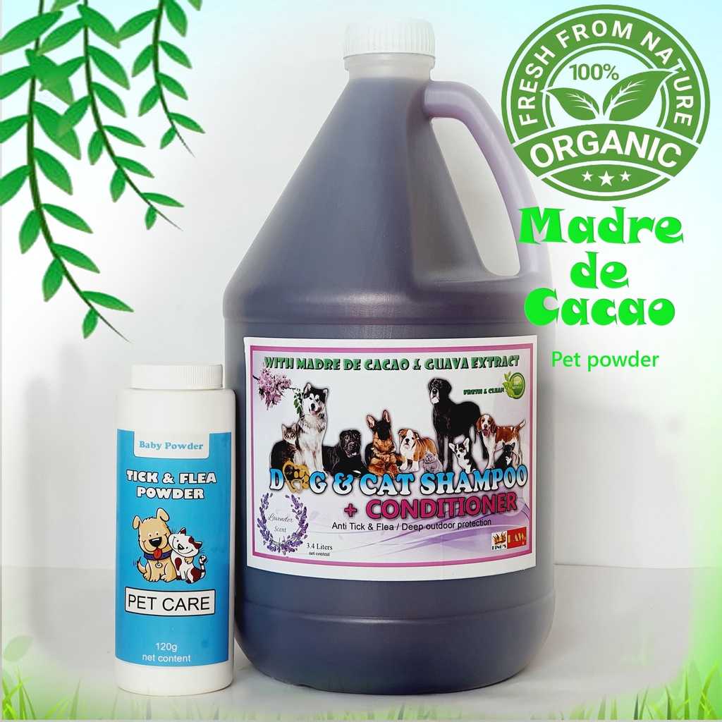 ”Free Soap”1 gallon (Lavender Scent) Madre de cacao w/ guava extract Dog & Cat Shampoo w/conditioner #5